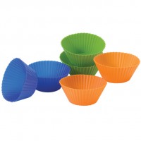 Danesco Silicone Muffin Cup Liners, Package of 6