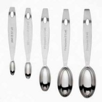 Cuisipro Stainless Steel Measuring Spoon Set, Odd Sizes