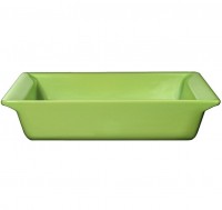 Emile Henry Square Dish, Granny Smith Apple, 9" x 9" 