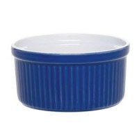 Emile Henry Souffle Dish - 4" Blue