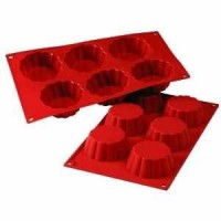 Fat Daddio's Brioche Pattern 3.7 ounce Silicone Bakeware