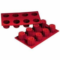 Fat Daddio's 8-Cup Silicone Bordelais Baking Pan