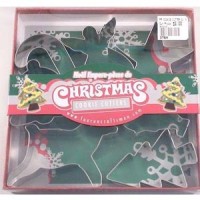 Fox Run 7 Piece Christmas Cookie Cutter Set Fox Run 7 Piece Christmas Cookie Cutter Set