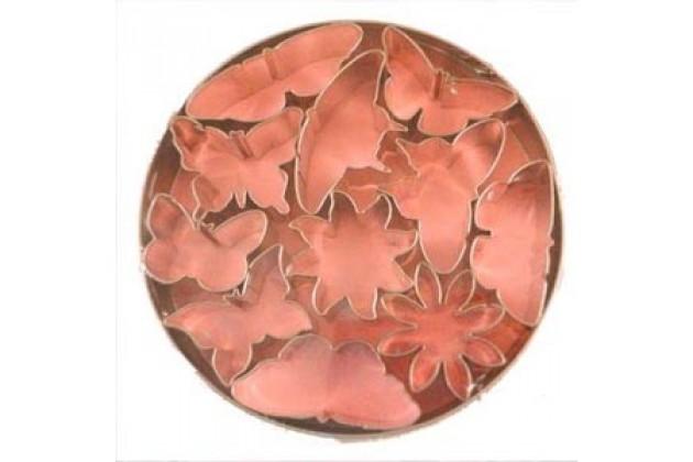 Fox Run Flower And Butterfly Cookie Cutter Set